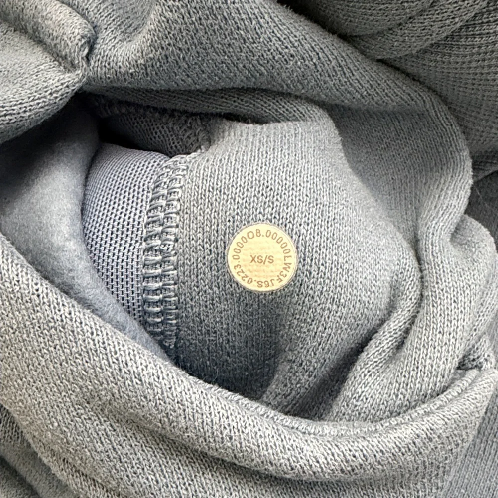 Lululemon Scuba Oversized Half Zip Sweatshirt XS/S Utility Blue - Picture 5 of 5